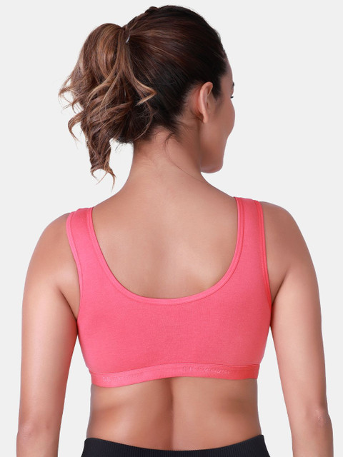 SKDREAMS Pack Of 2 Non Padded Full Coverage Sports Bra 6 SKDREAMS Pack Of 2 Non Padded Full Coverage Sports Bra