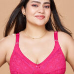 Sztori Floral Lace Full Coverage Bra SZ-BH-BRA-004-Fuchsia