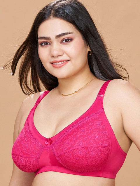 Sztori Floral Lace Full Coverage Bra SZ-BH-BRA-004-Fuchsia 3 Sztori Floral Lace Full Coverage Bra SZ-BH-BRA-004-Fuchsia