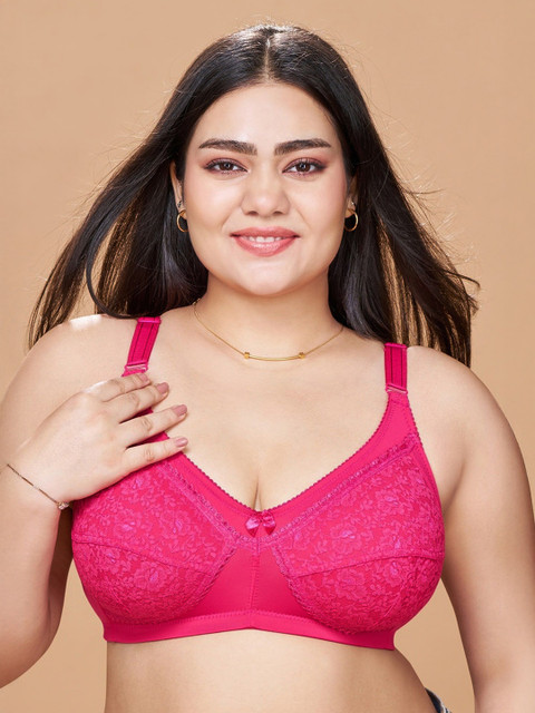 Sztori Floral Lace Full Coverage Bra SZ-BH-BRA-004-Fuchsia 5 Sztori Floral Lace Full Coverage Bra SZ-BH-BRA-004-Fuchsia
