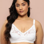 Sztori Plus Size Solid Full Coverage Non Padded Bra