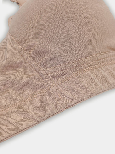 Trylo Riza T-FIT Non-Padded Non-Wired Full Coverage Seamless Hosiery Cotton Fabric Bra 5 Trylo Riza T-FIT Non-Padded Non-Wired Full Coverage Seamless Hosiery Cotton Fabric Bra