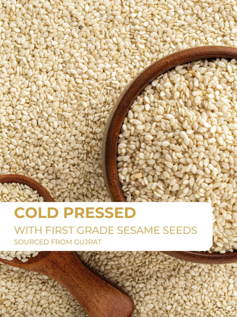 Usables ORGANIC Cold Pressed Sesame Oil - 100 ml 6 Usables ORGANIC Cold Pressed Sesame Oil - 100 ml