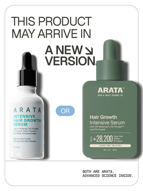 ARATA Hair Growth Serum with 3% Redensy Supports Hair Growth Reduce Hair Thinning - 30ml 3 ARATA Hair Growth Serum with 3% Redensy Supports Hair Growth Reduce Hair Thinning - 30ml