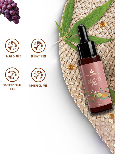 Avimee Herbal Scalptone Anti Dandruff Serum- 25ml 5 Avimee Herbal Scalptone Anti Dandruff Serum- 25ml