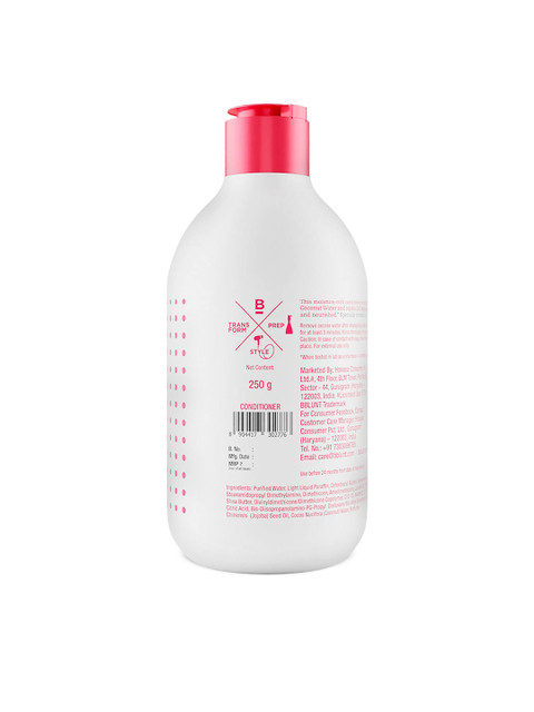 BBLUNT Curly Hair Conditioner with Coconut Water & Jojoba Oil - 250g 2 BBLUNT Curly Hair Conditioner with Coconut Water & Jojoba Oil - 250g