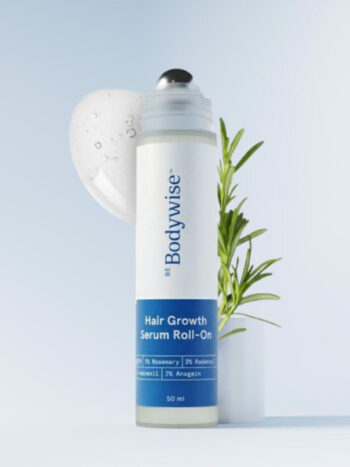Be Bodywise Hair Growth Serum Roll On with Rosemary & Redensyl for Hair Growth - 50 ml