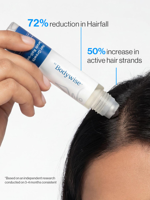 Be Bodywise Hair Growth Serum Roll On with Rosemary & Redensyl for Hair Growth - 50 ml 5 Be Bodywise Hair Growth Serum Roll On with Rosemary & Redensyl for Hair Growth - 50 ml