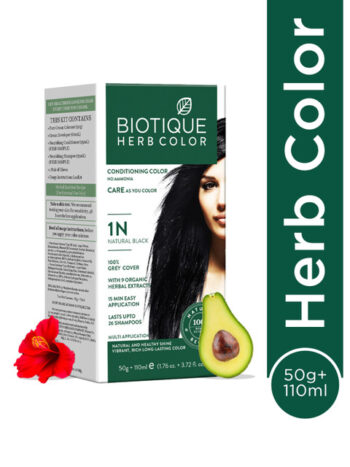 Biotique Unisex Hair Conditioning Herbcolor - Natural Black 1N