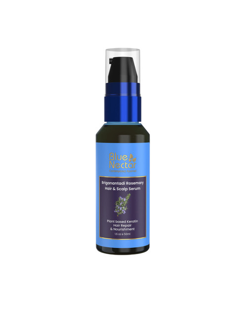 Blue Nectar Rosemary Plant Based Keratin Hair & Scalp Growth Serum - 50 ml 1 Blue Nectar Rosemary Plant Based Keratin Hair & Scalp Growth Serum - 50 ml