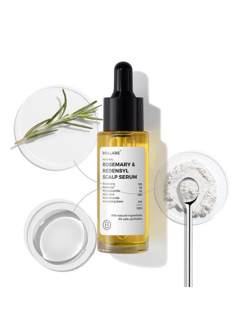 BRILLARE 10% Rosemary & 3% Redensyl Hair Growth Serum with 3% Phytopeptide - 30ML 1 BRILLARE 10% Rosemary & 3% Redensyl Hair Growth Serum with 3% Phytopeptide - 30ML