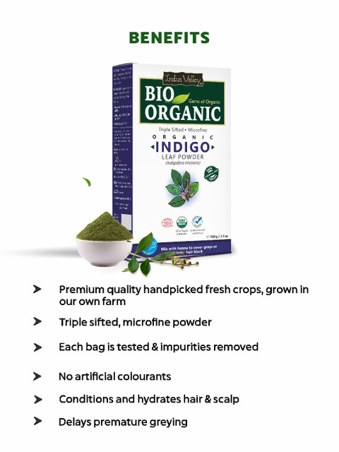 Buy Indus Valley Bio Organic Pure Indigo Leaf Powder 250 G - - Personal Care for Unisex 5 Buy Indus Valley Bio Organic Pure Indigo Leaf Powder 250 G - - Personal Care for Unisex