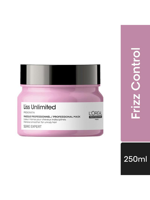 Buy LOreal Professionnel Liss Unlimited Mask For Frizzy Hair With Pro Keratin 250ml - - Personal Care for Unisex 1 Buy LOreal Professionnel Liss Unlimited Mask For Frizzy Hair With Pro Keratin 250ml - - Personal Care for Unisex