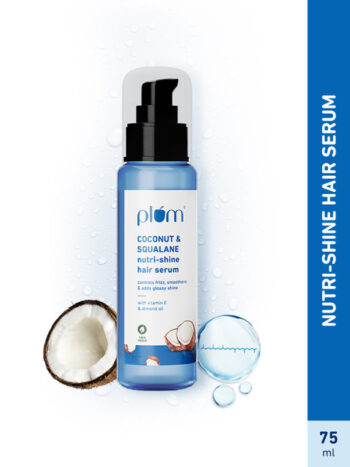 Buy Plum Coconut & Squalane Nutri Shine Hair Serum Controls Fizz & Adds Shine 75ml - - Personal Care for Unisex