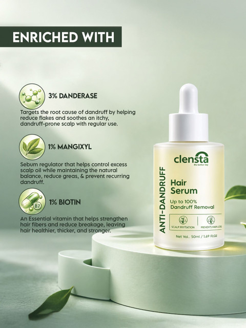 Clensta Anti-Dandruff Hair Serum - 50 ml 2 Clensta Anti-Dandruff Hair Serum - 50 ml