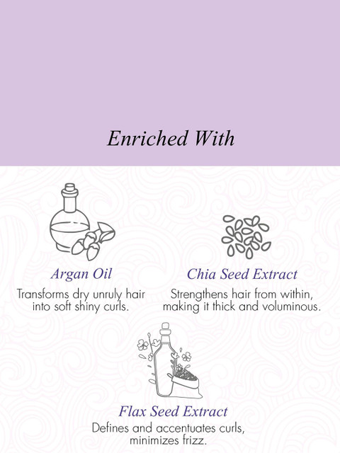 Curl up Argan Oil & Chia Seed Extract Curl Hydrating Conditioner - 200 ml 4 Curl up Argan Oil & Chia Seed Extract Curl Hydrating Conditioner - 200 ml