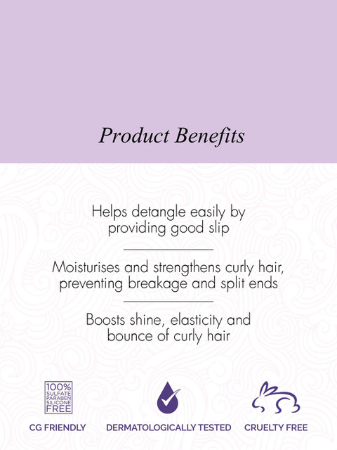 Curl up Argan Oil & Chia Seed Extract Curl Hydrating Conditioner - 200 ml 5 Curl up Argan Oil & Chia Seed Extract Curl Hydrating Conditioner - 200 ml