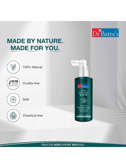 Dr. Batras Hair Vitalizing Serum Enriched With Natural Hops & Ginseng - 125 ml 5 Dr. Batras Hair Vitalizing Serum Enriched With Natural Hops & Ginseng - 125 ml