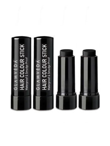 GLAMVEDA Set of 2 Natural Water Proof Hair Colour Touch-Up Stick - 4 g Each - Black
