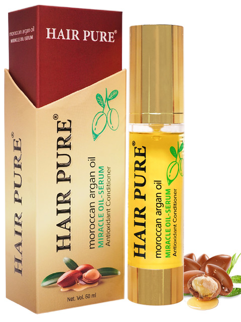 Hair Pure Moroccan Argan Oil Hair Serum For Deep Nourishment - 50 ml 2 Hair Pure Moroccan Argan Oil Hair Serum For Deep Nourishment - 50 ml