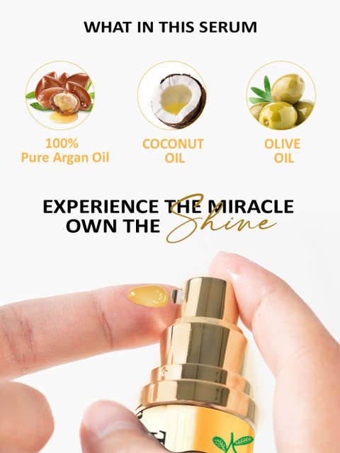 Hair Pure Moroccan Argan Oil Hair Serum For Deep Nourishment - 50 ml 4 Hair Pure Moroccan Argan Oil Hair Serum For Deep Nourishment - 50 ml