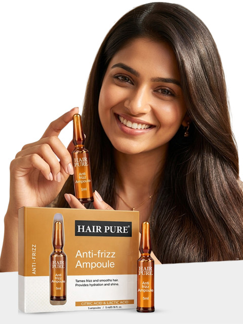 Hair Pure Set Of 5 Anti Frizz Ampoules - 5 ml Each 2 Hair Pure Set Of 5 Anti Frizz Ampoules - 5 ml Each