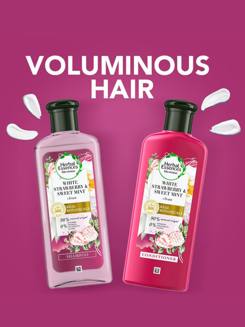 Herbal Essences Bio-Renew White Strawberry & Sweet Mint Real Botanicals Conditioner 240 ml 3 Herbal Essences Bio-Renew White Strawberry & Sweet Mint Real Botanicals Conditioner 240 ml