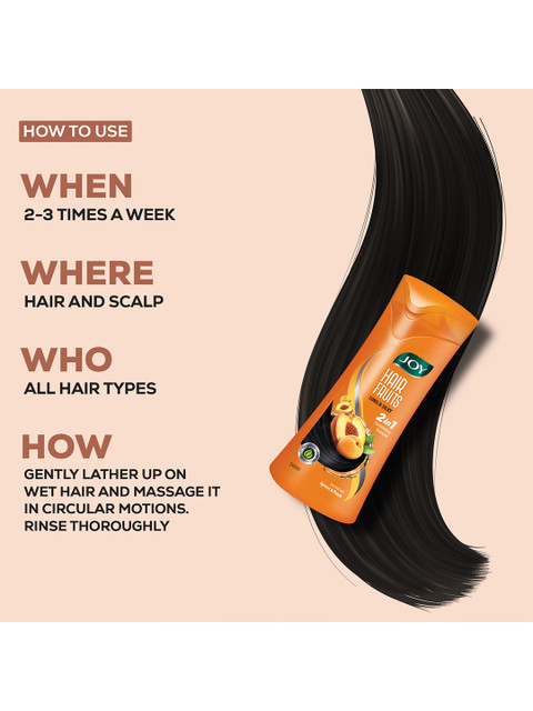 JOY Set of 2 Apricot & Peach Conditioning Shampoo for Long & Silky Hair - 340ml Each 6 JOY Set of 2 Apricot & Peach Conditioning Shampoo for Long & Silky Hair - 340ml Each