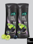 JOY Set Of 2 Hair Fruits Shining Black Conditioning Shampoo with Amla - 340ml each