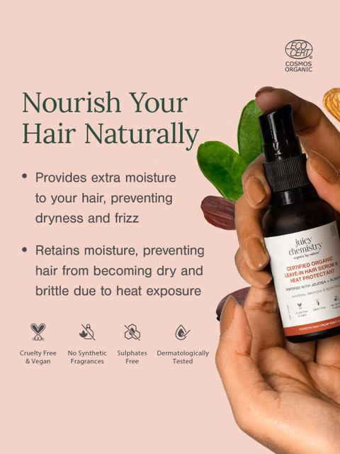 Juicy Chemistry Leave-in Hair Serum & Heat Protectant Fortified With Jojoba - 30ml 3 Juicy Chemistry Leave-in Hair Serum & Heat Protectant Fortified With Jojoba - 30ml
