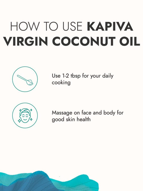 Kapiva Cold-Pressed Extra Virgin Coconut Hair Oil - 500 ml 6 Kapiva Cold-Pressed Extra Virgin Coconut Hair Oil - 500 ml