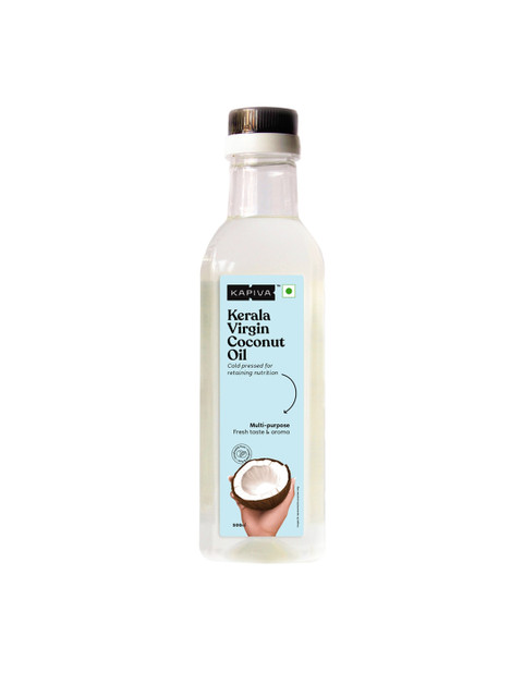 Kapiva Cold-Pressed Extra Virgin Coconut Hair Oil - 500 ml 1 Kapiva Cold-Pressed Extra Virgin Coconut Hair Oil - 500 ml