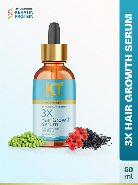 KT PROFESSIONAL 3X Hair Growth Serum with Black Cumin - 50ml 2 KT PROFESSIONAL 3X Hair Growth Serum with Black Cumin - 50ml