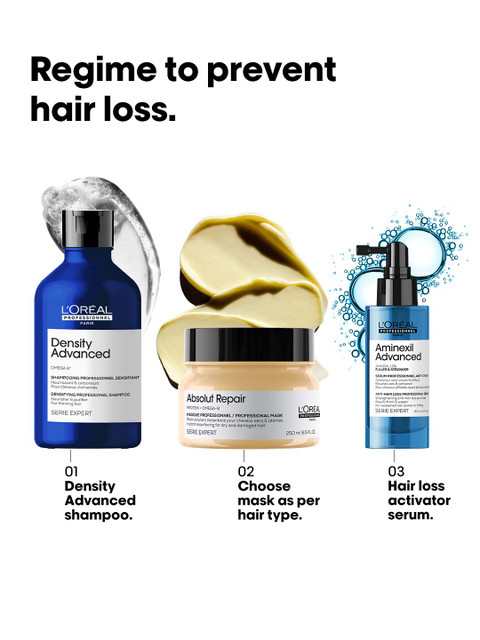 LOreal Professionnel Density Advanced Shampoo for Thinning Hair - Visibly Increases Volume 5 LOreal Professionnel Density Advanced Shampoo for Thinning Hair - Visibly Increases Volume