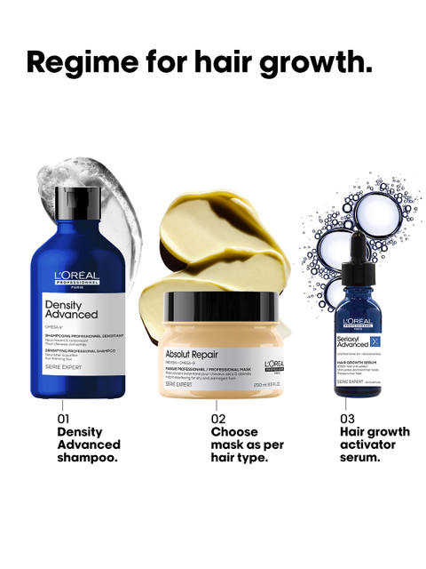 LOreal Professionnel Density Advanced Shampoo for Thinning Hair - Visibly Increases Volume 6 LOreal Professionnel Density Advanced Shampoo for Thinning Hair - Visibly Increases Volume