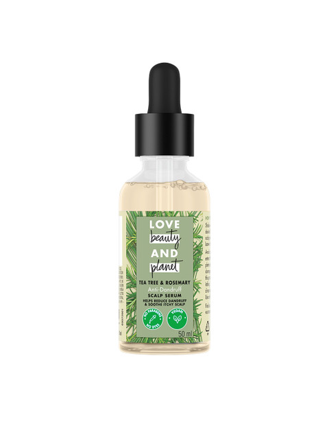 Love Beauty & Planet Anti Dandruff Scalp Serum With Tea Tree & Rosemary - 50ml 1 Love Beauty & Planet Anti Dandruff Scalp Serum With Tea Tree & Rosemary - 50ml