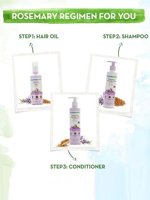 Mamaearth Rosemary Anti-Hair Fall Conditioner for Reducing Hair Loss & Breakage - 250 ml 5 Mamaearth Rosemary Anti-Hair Fall Conditioner for Reducing Hair Loss & Breakage - 250 ml