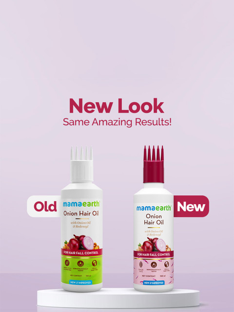 Mamaearth Sustainable Onion Oil For Hair Regrowth & Hair Fall Control With Redensyl150 ml 2 Mamaearth Sustainable Onion Oil For Hair Regrowth & Hair Fall Control With Redensyl150 ml