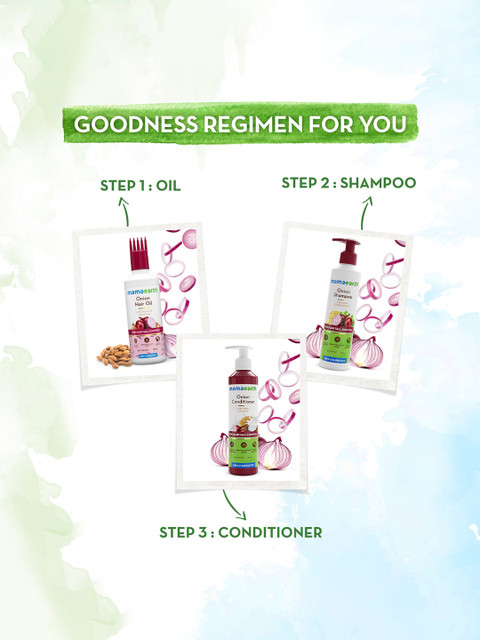 Mamaearth Sustainable Onion Oil For Hair Regrowth & Hair Fall Control With Redensyl150 ml 4 Mamaearth Sustainable Onion Oil For Hair Regrowth & Hair Fall Control With Redensyl150 ml