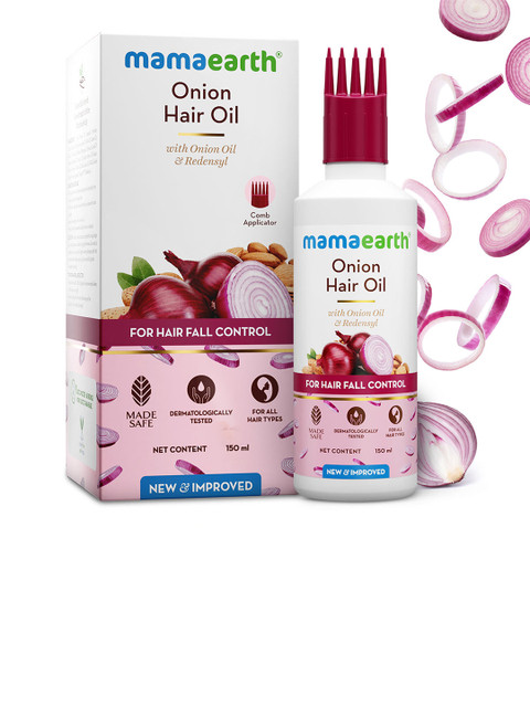 Mamaearth Sustainable Onion Oil For Hair Regrowth & Hair Fall Control With Redensyl150 ml 1 Mamaearth Sustainable Onion Oil For Hair Regrowth & Hair Fall Control With Redensyl150 ml