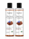 Nidhii Skincare Set Of 2 Flax Seed Hair Strengthening Shampoo - 250 ml Each
