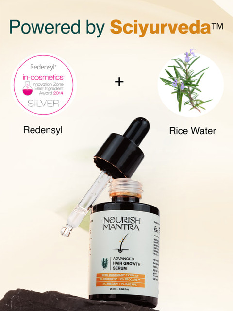 Nourish Mantra Advanced Hair Growth Serum With Rosemary Oil 25 ml 2 Nourish Mantra Advanced Hair Growth Serum With Rosemary Oil 25 ml