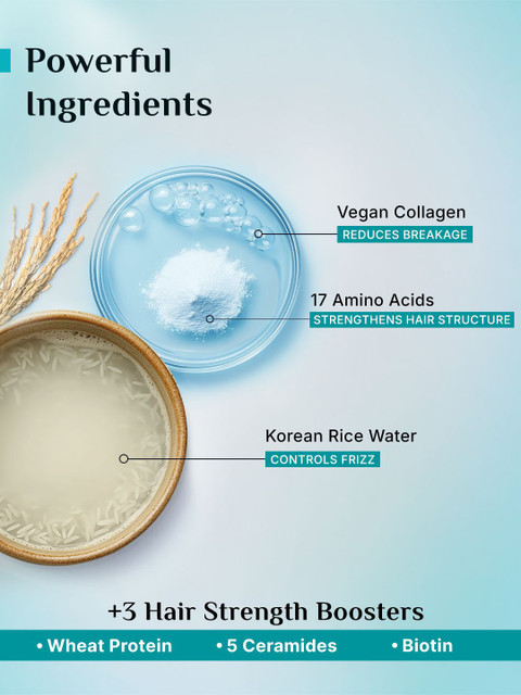 Pilgrim Korean Rice Water & Collagen Damage Repair Hair Serum- 100 ml 5 Pilgrim Korean Rice Water & Collagen Damage Repair Hair Serum- 100 ml