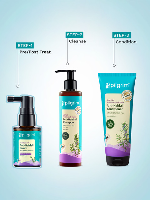 Pilgrim Rootactive Anti Hairfall Serum With Spanish Rosemary - 30ml 6 Pilgrim Rootactive Anti Hairfall Serum With Spanish Rosemary - 30ml
