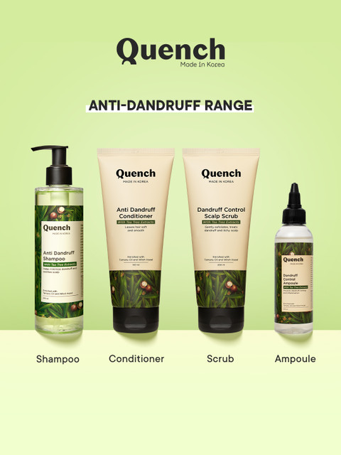 Quench Dandruff Control Tea Tree Extracts to Treat Dandruff Scalp Hair Serum-100ml 6 Quench Dandruff Control Tea Tree Extracts to Treat Dandruff Scalp Hair Serum-100ml