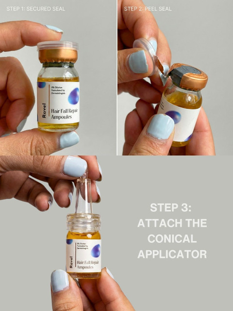 Ravel Set Of 8 Anti-Hair Fall Scalp Vials Ampoules - 40 ml Each 5 Ravel Set Of 8 Anti-Hair Fall Scalp Vials Ampoules - 40 ml Each