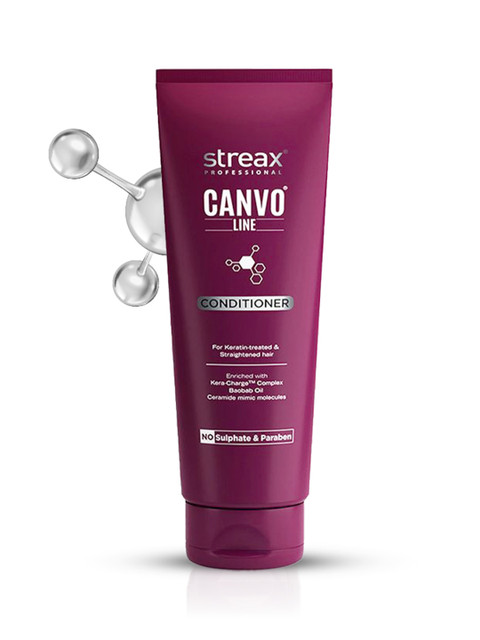 Streax Professional Canvoline Conditioner for Straightened Hair - 240 g 2 Streax Professional Canvoline Conditioner for Straightened Hair - 240 g