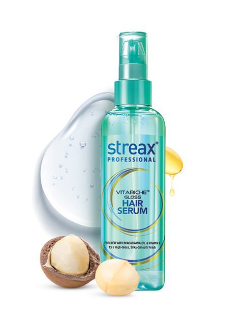 Streax Professional Vitariche Gloss Hair Serum for All Hair Types - 200 ml 2 Streax Professional Vitariche Gloss Hair Serum for All Hair Types - 200 ml