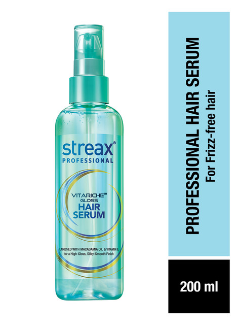 Streax Professional Vitariche Gloss Hair Serum for All Hair Types - 200 ml 3 Streax Professional Vitariche Gloss Hair Serum for All Hair Types - 200 ml