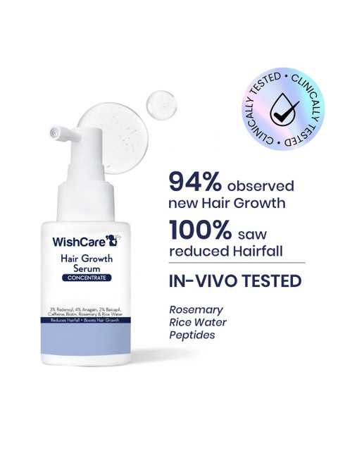 WishCare Rosemary & Rice Water Hair Growth Serum - 20 ml 1 WishCare Rosemary & Rice Water Hair Growth Serum - 20 ml